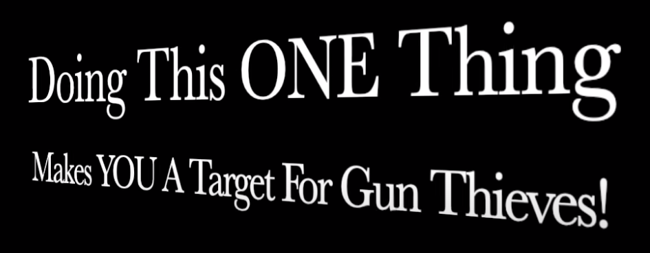 Avoid This Mistake to Prevent Gun Theft